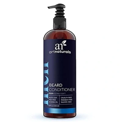 Image of ArtNaturals Natural Beard Deep Conditioner (8 Fl Oz/236ml) Infused with Aloe Vera, Tea Tree and Jojoba Oil Sulfate Free