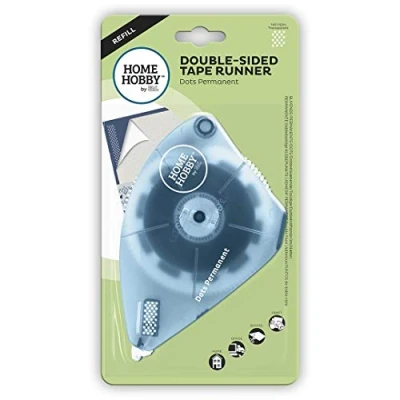 Image of HomeHobby by 3L Double Sided Tape Runner, Refill Dots, Permanent, 42m/140&#039;