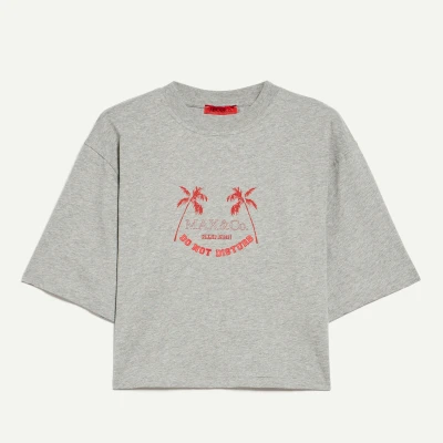 Image of Max &amp; Co Women&#039;s Babele T Shirt Light Grey XL