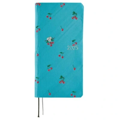Image of Hobonichi Techo 2025 Weeks MEGA [English/Tall and Slim Size/January Start/Planner] Bow &amp; Tie: Cherry