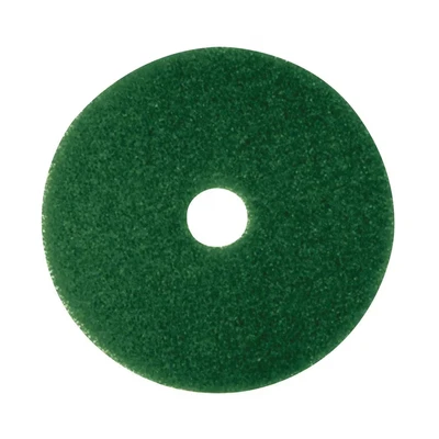 Image of 3M HG115 G Non Woven Nylon/Polyester Fiber Floor Cleaning Pad, 15&quot;, Green, 38 cm