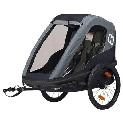 Image of HAMAX Avenida One Child Bike Trailer: Blue Single