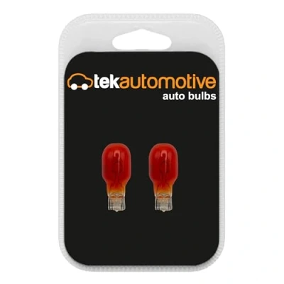 Image of Tek Automotive 921 Amber Car Bulbs Indicator Light 921A 12V 21W W2.1x9.5D Capless Twin Pack