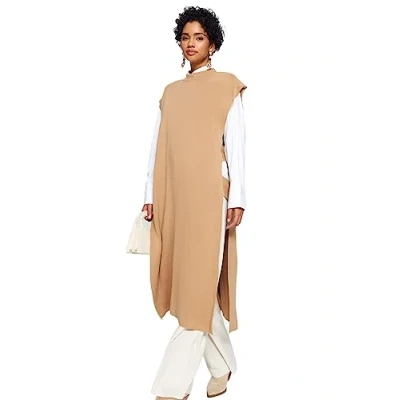 Image of Trendyol Sweater Beige Relaxed fit,Beige,L