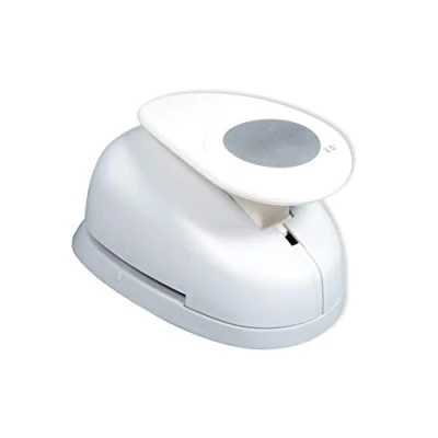 Image of Rayher 8963900 Paper Craft Punch, Circle Lever Punch for Card Making and Scrapbooking