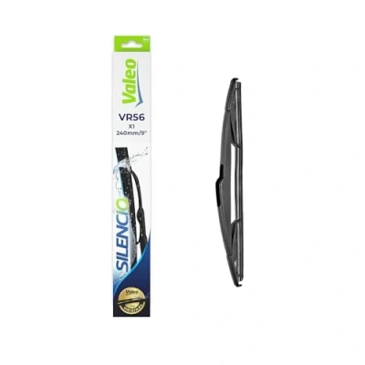 Image of VALEO Silencio Wiper VR56 All Seasons Durable, Resistant, Perfect Fit Conventional Blade 240mm Rear 1 574086