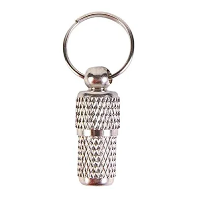 Image of Trixie Dumbbell Metal ID Tag, Chrome