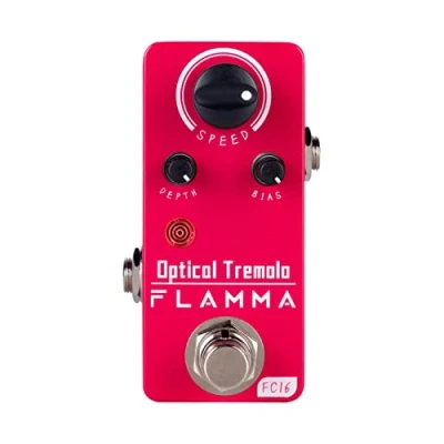 Image of FLAMMA FC16 Optical Tremolo Guitar Effects Pedal Mini Portable True Bypass