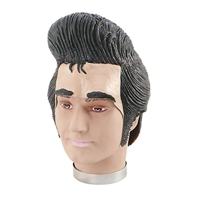 Image of Bristol Novelty BA439 Sideburns Teddy Boy Headpiece for Fancy Dress, Mens, One Size