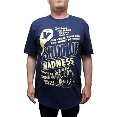 Image of mazeys Mens Official Madness T Shirts (Medium, Shut Up)