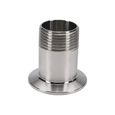 Image of Othmro 1 inch NPT Male Threaded Pipe Fitting to CLAMP (OD 50.5mm Ferrule) 2 Pcs