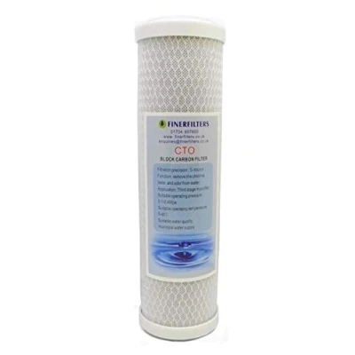 Image of Finerfilters Reverse Osmosis System 10&quot; Coconut Carbon Block Water Filter Cartridge