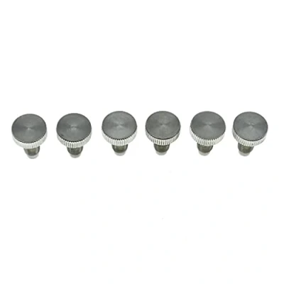Image of KAISH Set of 6 Stainless Steel Guitar Tremolo Bridge Fine Tuner Screws Tuning Fits FR