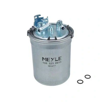 Image of MFF0061 Fuel Filter MEYLE 100 323 0013 In Line ORIGINAL Quality with gaskets/seals SKODA: Fabia 2, Roomster, I Hatchback