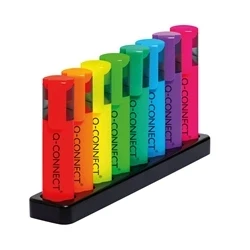 Image of Q Connect Deskset With 8 Neon Highlighters (Pack of 8) KF11399