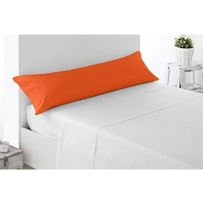 Image of Miracle Home Soft and Comfortable Cotton 50% Polyester Orange Cushion Cover 105cm