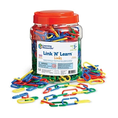 Image of Learning Resources Link &#039;N&#039; Learn Links 4 Colour (Set of 500)
