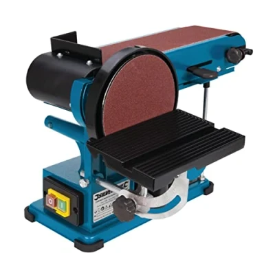 Image of Silverline 350W Bench Belt &amp; Disc Sander 390mm UK