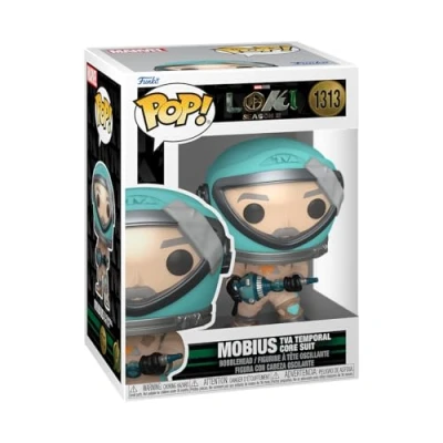 Image of Funko Pop! Marvel: Loki Mobius (TVA Temporal Core Suit) Collectable Vinyl Figure Gift Idea Official Merchandise Toys for Kids &amp; Adults TV Fans Model Collectors and Display