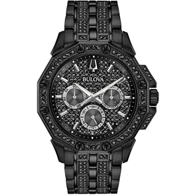 Image of Bulova Men Multi Dial Quartz Watch with Stainless Steel Strap 98C134