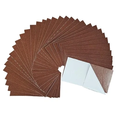 Image of Jtnohx Self Adhesive Felt Sheets, Brown Adhesive, 33 Pcs 10 x 20cm Sticky Back for Crafts DIY Sewing School Projects Decoration