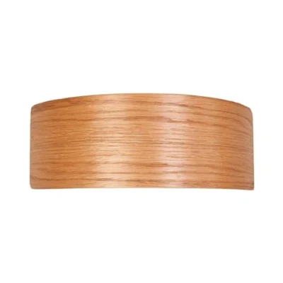 Image of Lindby LED wall light Rafailia, width 23cm, wood, 3,000 K
