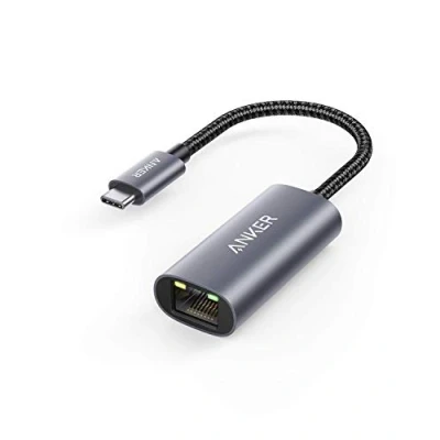 Image of Anker USB C to Ethernet Adapter, PowerExpand Gigabit Aluminum Portable for MacBook Pro, Air 2018 and Later, iPad Pro XPS, More