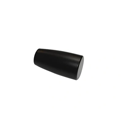 Image of GARDINIA 2 x Gala Chicago Series Curtain Pole End Pins Metal Matt Black Diameter 20 mm