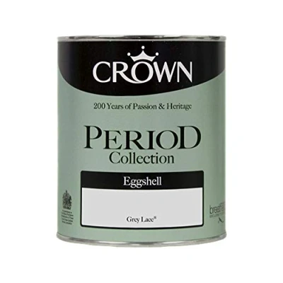 Image of Crown Retail Period Eggshell Grey Lace 0.75 L