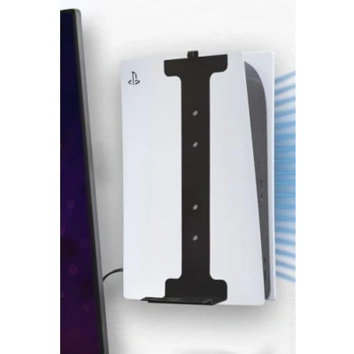 Image of HIDEit Mounts Wall Mount for PS5 British Registered Design Bracket Playstation 5 Steel (Disc and Digital) The Original Kit