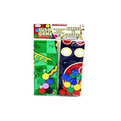Image of 2 Traditional Family Games Giant Ludo and Snakes Ladders by Jesters