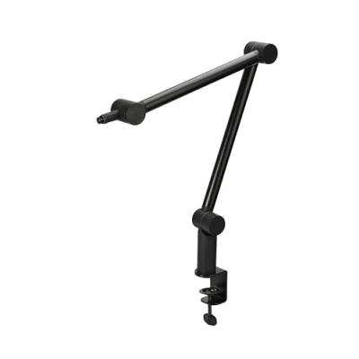 Image of CHERRY MA 3.0 UNI, Universal Microphone Arm, With Desk Clamp (up to 60 mm), 3/8 Thread (3/8 5/8 Threaded Adapter incl.), Stable Articulated Black