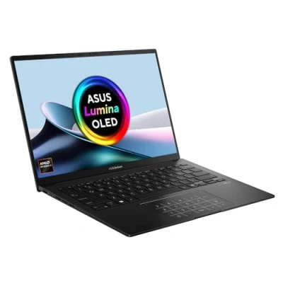Image of ASUS Zenbook 14 OLED UM3406KA 14.0&quot; 3K 120Hz Next Generation AI Laptop (AMD Ryzen 7 350, 16GB RAM, 1TB PCIe G4 SSD, Backlit Keyboard, Windows 11 Home with Co Pilot+ &amp; 17 Hour Battery Life)