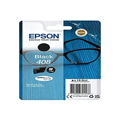 Image of Epson Genuine Ink Singlepack Black 408 DURABrite Ultra