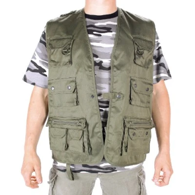Image of Mil Tec Men&#039;s Hunting u Vest, Olive, 4XL