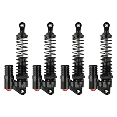 Image of Pxyelec 4Pcs Metal Shock Absorber 1/10 RC Car Parts CNC Machining Aluminum Damper Set for Axial SCX10 D90 TRX4 Crawler Climbing Upgrades Accessories