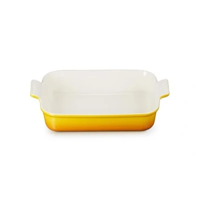 Image of Le Creuset Heritage Rectangular Oven Dish Nectar 32 x 24 cm