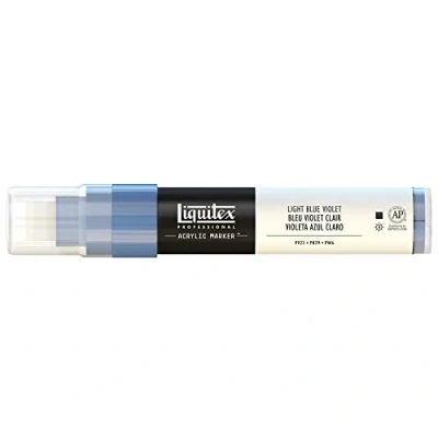 Image of Liquitex Professional Paint Marker with 8 15 mm Wide Nib Light Blue Violet