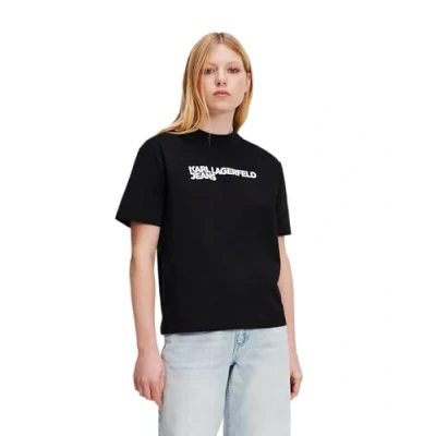 Image of KARL LAGERFELD JEANS Regular FIT Short Sleeve TEE, Black, S