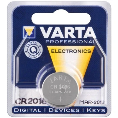 Image of Varta 10 x CR2016 Lithium Coin Cell Battery 3V 90mAh