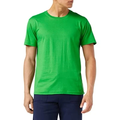 Image of Stedman Apparel Men&#039;s Classic/St2000 T Shirt, Kelly Green, S UK