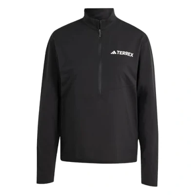 Image of adidas Women&#039;s Terrex Multi Climacool Half Zip Long Sleeve, Black, XXL
