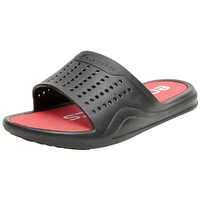 Image of Energetics Men&#039;s Pampel Sandal, Black/Pink/White, 10.5 UK
