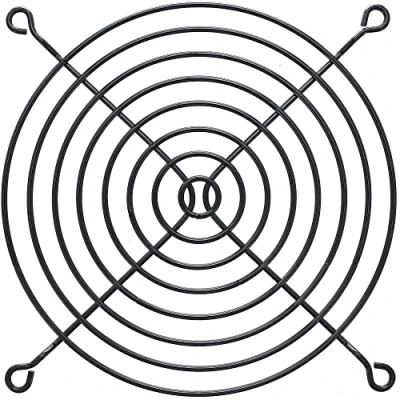 Image of InLine® Fan guard metal, black, 120x120mm black 1 item