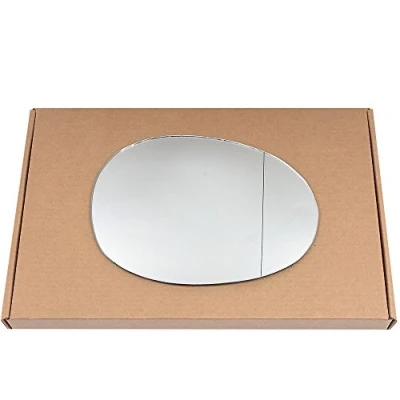 Image of Less4spares Wing Mirror Glass Right Compatible with Toyota Aygo 2005 2014 STICK ON Driver Off Side Blind Spot