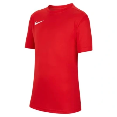 Image of NIKE Unisex Kids Y Nk Dry Park Vii Jsy T shirt, University Red/White, S UK