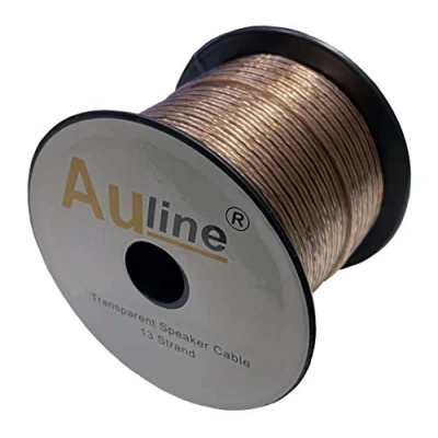 Image of 30m of Auline Speaker Cable 13 Strand for Surround Sound Hifi Car Audio System (Transparent)
