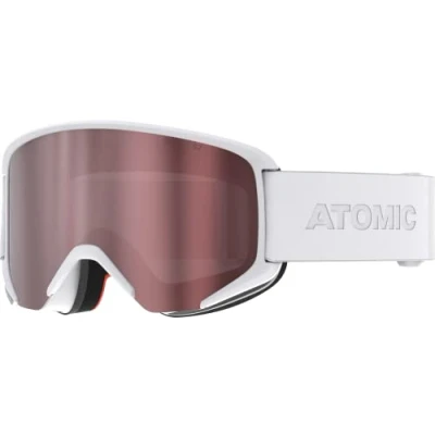 Image of ATOMIC Savor for Adults White Comfortable Live Fit Frame Clear View Thanks to Flash Lens Technology Over The Glasses Compatible Wearers