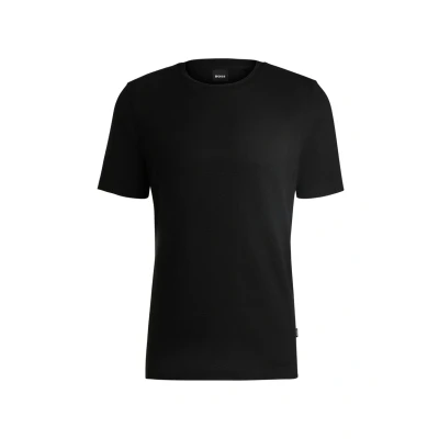Image of BOSS Tiburt Basic Tshirt, Men&#039;s, Size: Small, Black one