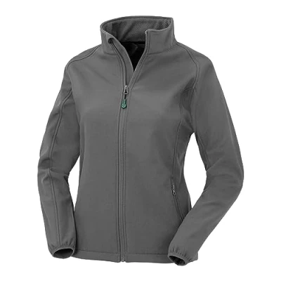 Image of Result Genuine Recycled Womens/Ladies Printable Soft Shell Jacket, Workguard Grey, S
